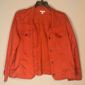 Charter club women’s denim jacket